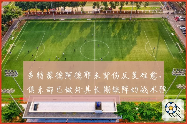 多特蒙德阿德耶米背伤反复难愈,俱乐部已做好其长期缺阵的战术预案