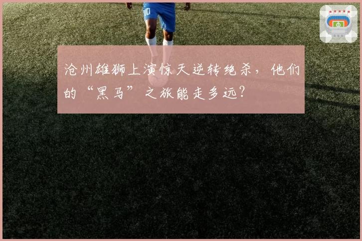 沧州雄狮上演惊天逆转绝杀,他们的“黑马”之旅能走多远?